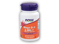 Mega D3&MK-7 + Vitamín D3 5000IU + K2 60cps