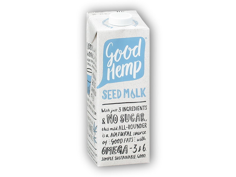 GOOD Hemp Creamy Seed Milk 1000ml www.ekulturistika.cz